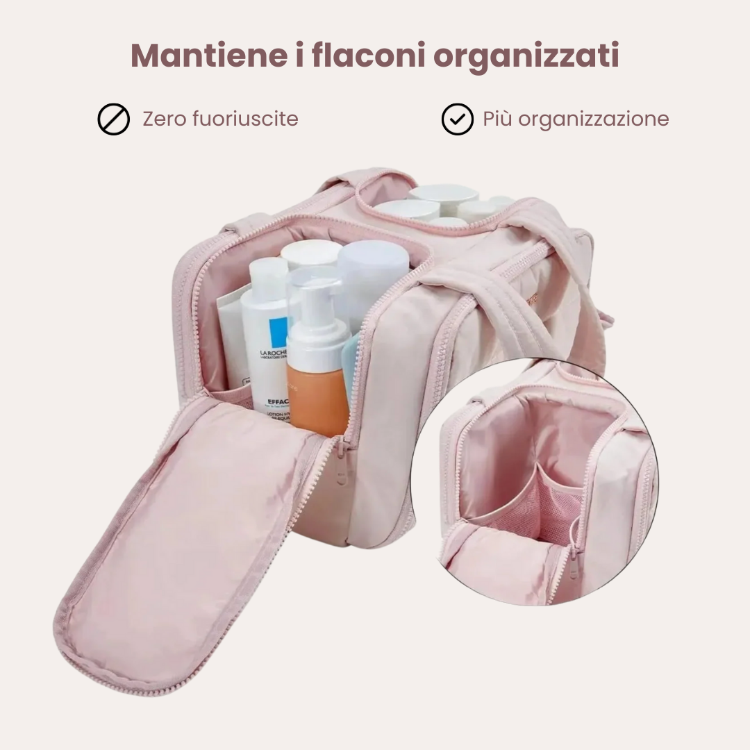 Klea Travel Organizer – Il tuo beauty, perfettamente in ordine.