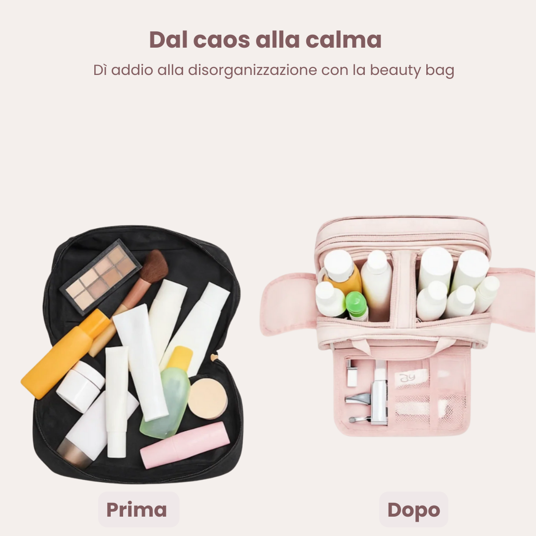 Klea Travel Organizer – Il tuo beauty, perfettamente in ordine.